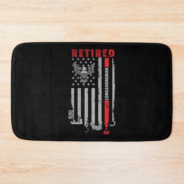 Item preview, Proud American Retired Longshoreman designed and sold by triclownmerch.