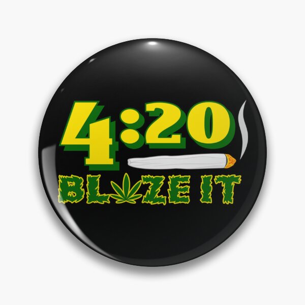 Item preview, Green 420 Blaze It hand rolled burning joint designed and sold by Ebony Mann.