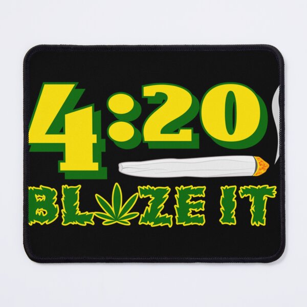 Item preview, Green 420 Blaze It hand rolled burning joint designed and sold by Ebony Mann.