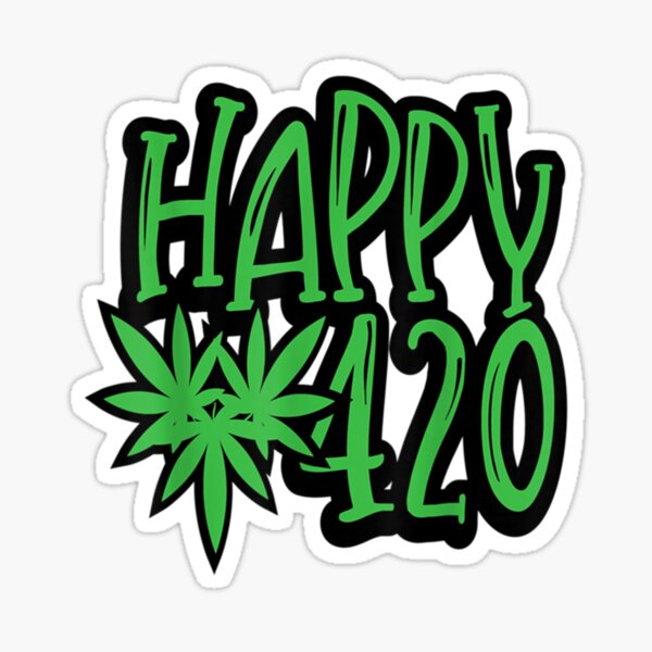 Happy 420 - 420 - Sticker