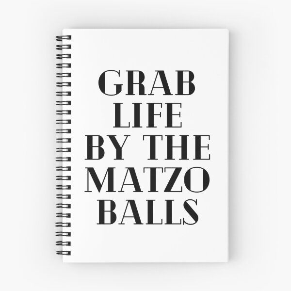 Item preview, Grab life by the matzo balls designed and sold by ArtistsZone.