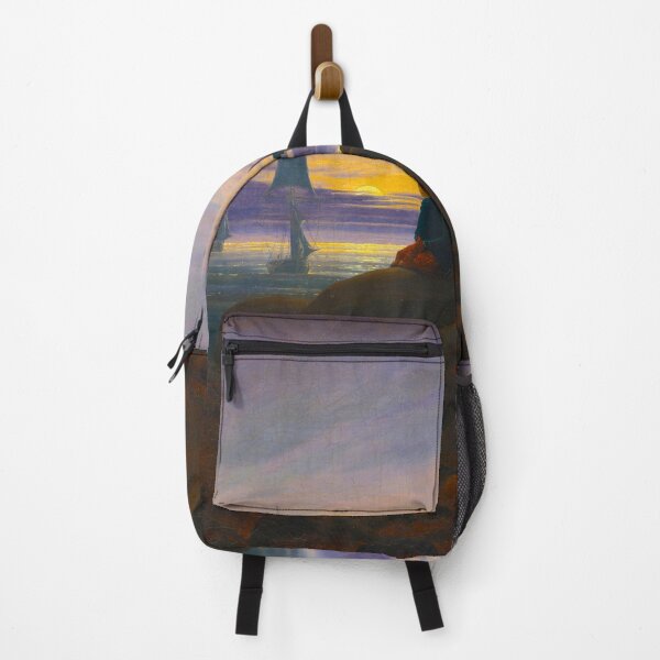 Item preview, HD CASPAR DAVID FRIEDRICH - Moonrise over the Sea 1822 designed and sold by Go Logo Designs.