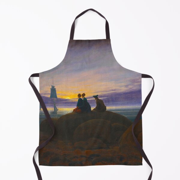 Item preview, HD CASPAR DAVID FRIEDRICH - Moonrise over the Sea 1822 designed and sold by Go Logo Designs.