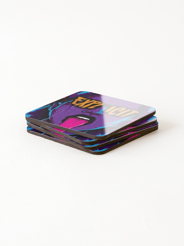 Thumbnail 4 of 5, Coasters (Set of 4), Explicit designed and sold by basa13.