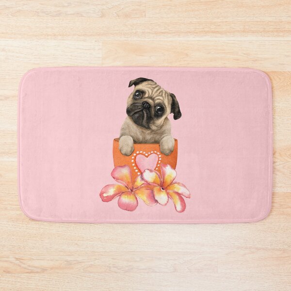 Item preview, Pug in a Flowerpot designed and sold by ChelleCreate.