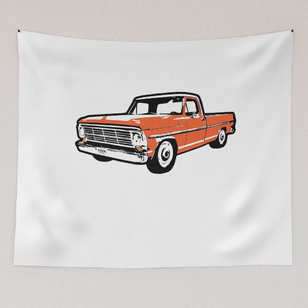 Item preview, Orange 60s F Truck designed and sold by CoolRide.