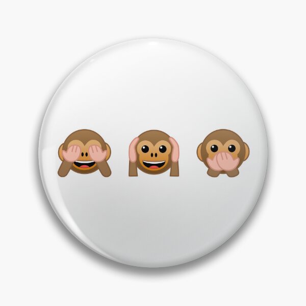 Item preview, 3 Wise Monkeys: see no evil, hear no evil, speak... designed and sold by Happy Puppy Print On Demand.