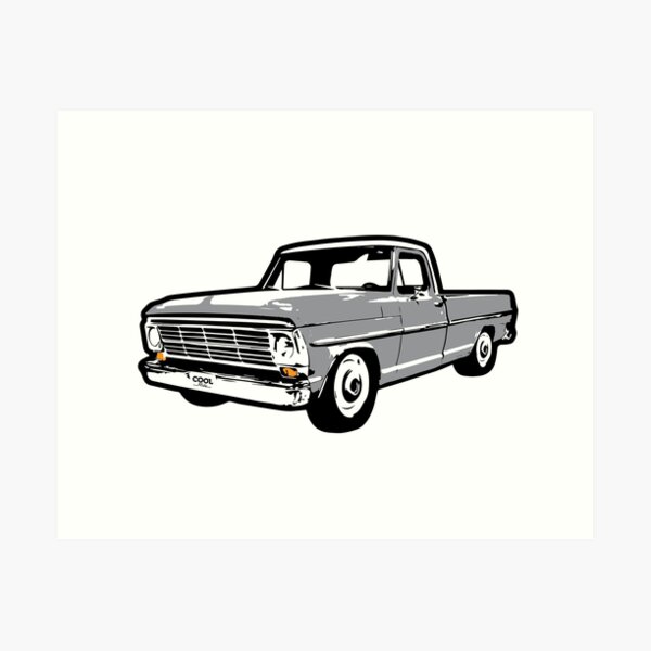 Item preview, Grey 60s F Truck designed and sold by CoolRide.