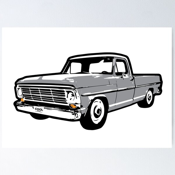 Item preview, Grey 60s F Truck designed and sold by CoolRide.