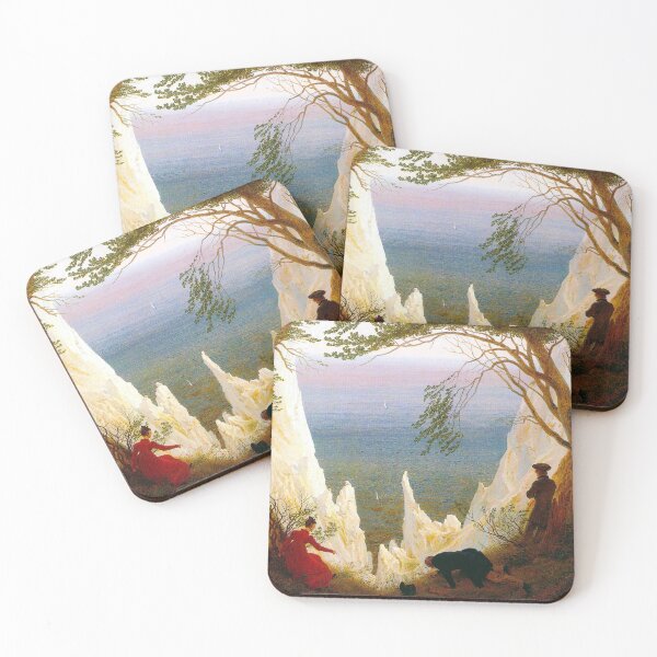 Item preview, HD CASPAR DAVID FRIEDRICH - Chalk Cliffs at Ruegen 1818 - 1819 designed and sold by Go Logo Designs.