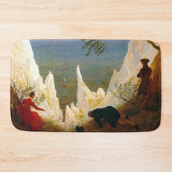 Item preview, HD CASPAR DAVID FRIEDRICH - Chalk Cliffs at Ruegen 1818 - 1819 designed and sold by Go Logo Designs.