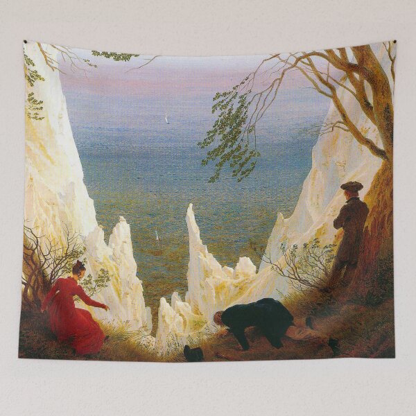 Item preview, HD CASPAR DAVID FRIEDRICH - Chalk Cliffs at Ruegen 1818 - 1819 designed and sold by Go Logo Designs.