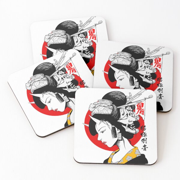 Item preview, Geisha Japanese Hannya Mask designed and sold by OWLvision33.