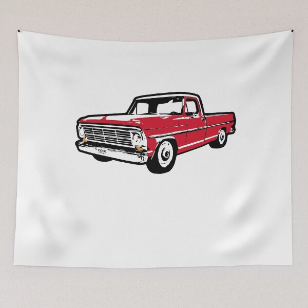 Item preview, Red 60s F Truck designed and sold by CoolRide.