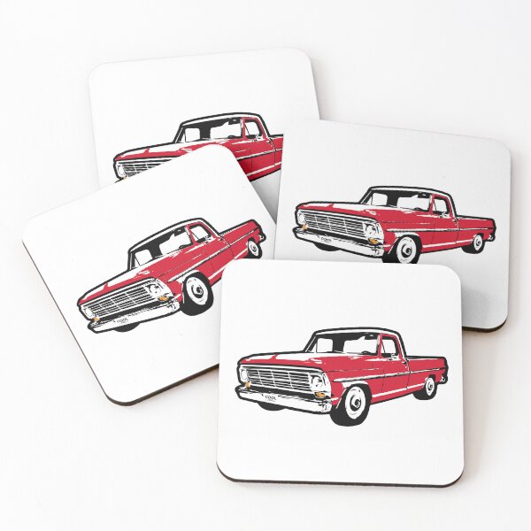 Item preview, Red 60s F Truck designed and sold by CoolRide.