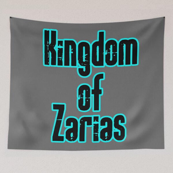 Item preview, Kingdom of Zarias Logo- Blood Red and Black on Gray designed and sold by Greenwood2112.