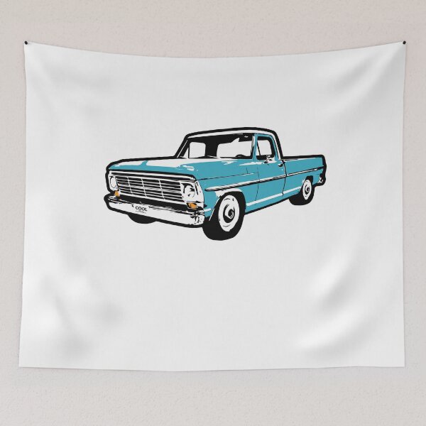 Item preview, Blue 60s F Truck designed and sold by CoolRide.