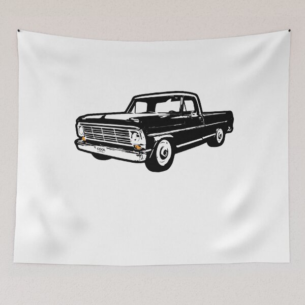 Item preview, Black 60s F Truck designed and sold by CoolRide.