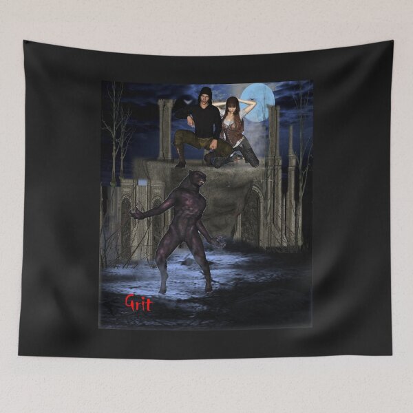 Item preview, Full Blue Moon Brings Unwanted "Friend" designed and sold by Patricia Brown.