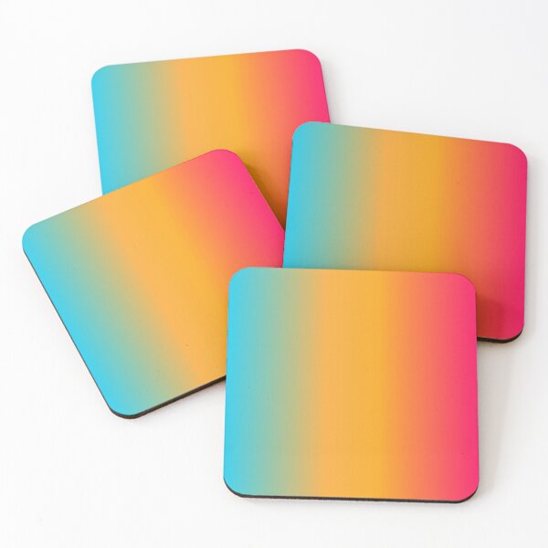 Item preview, Gradient Colors - Pink Yellow and Blue designed and sold by Inspirationmotivation.