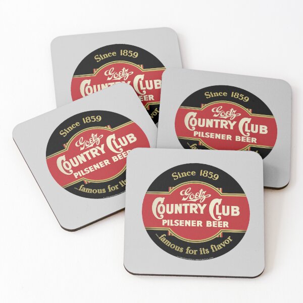 Item preview, Goetz Country Club Pilsener Beer Design designed and sold by pineapplepink.