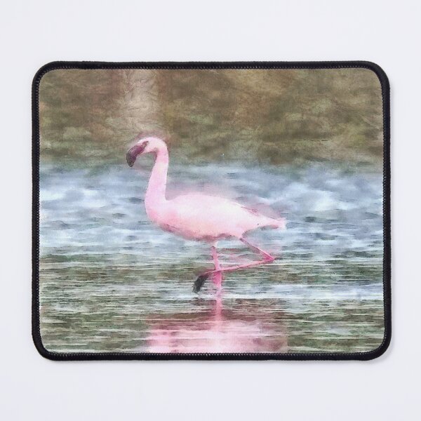 Item preview, Lesser Flamingo Watercolor designed and sold by taiche.