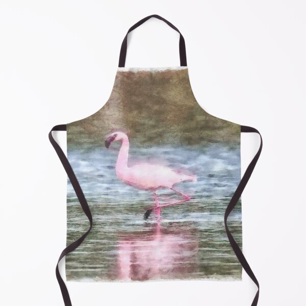 Item preview, Lesser Flamingo Watercolor designed and sold by taiche.