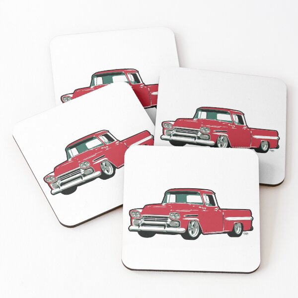 Item preview, Red 58-59 C Truck designed and sold by CoolRide.