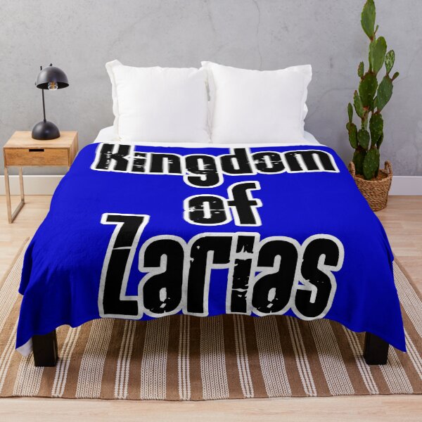 Item preview, Kingdom of Zarias Logo- Black on Blue designed and sold by Greenwood2112.