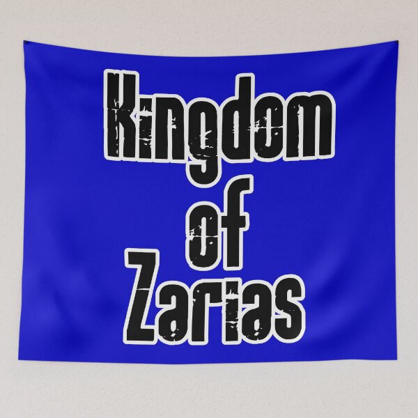 Item preview, Kingdom of Zarias Logo- Black on Blue designed and sold by Greenwood2112.