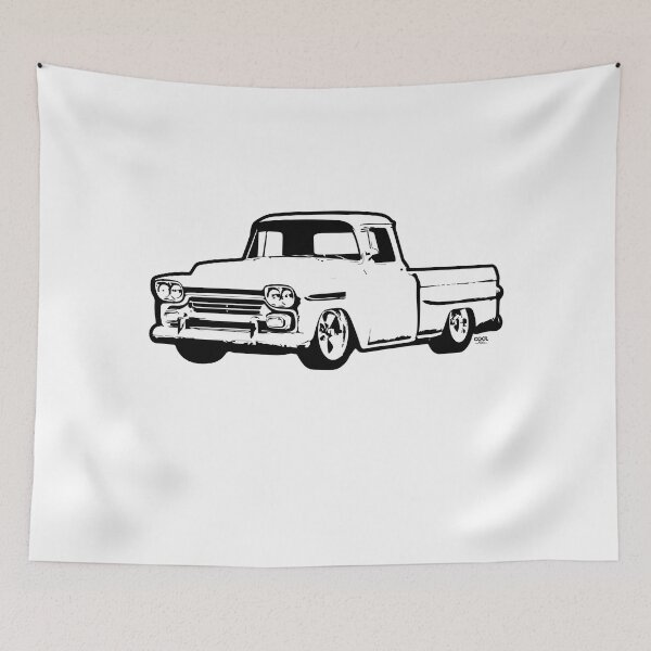 Item preview, White 58-59 C Truck designed and sold by CoolRide.