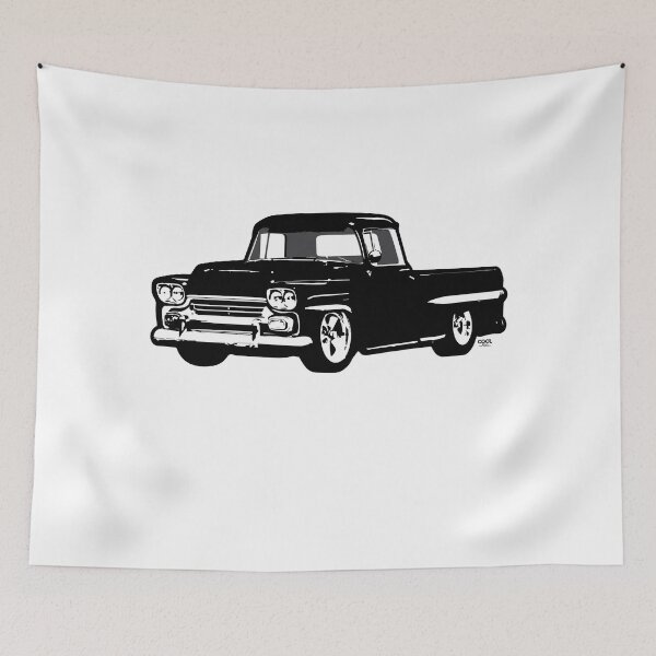 Item preview, Black 58-59 C Truck designed and sold by CoolRide.