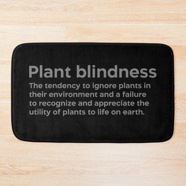 Item preview, Plant blindness grey designed and sold by EdimQuotes.