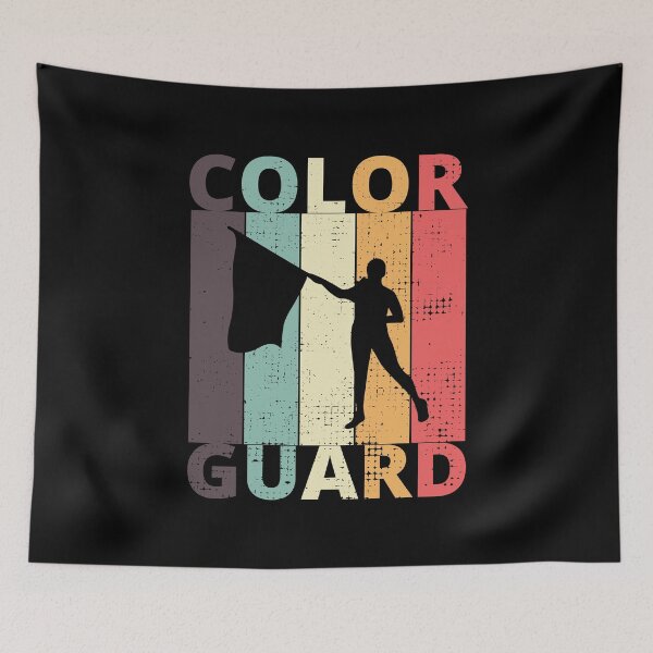 Item preview, Winter Color Guard Flag Corps Dance Vintage Retro designed and sold by CuteDesigns1.