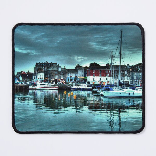 Item preview, Padstow harbour at dusk designed and sold by hawkie.