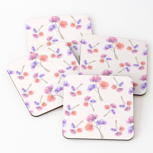 Item preview, Pastel Colored Floral Pattern designed and sold by Nesro34.