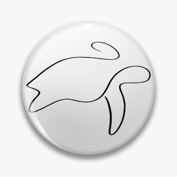 Item preview, Turtle Line Art - Minimalist designed and sold by Zcared.