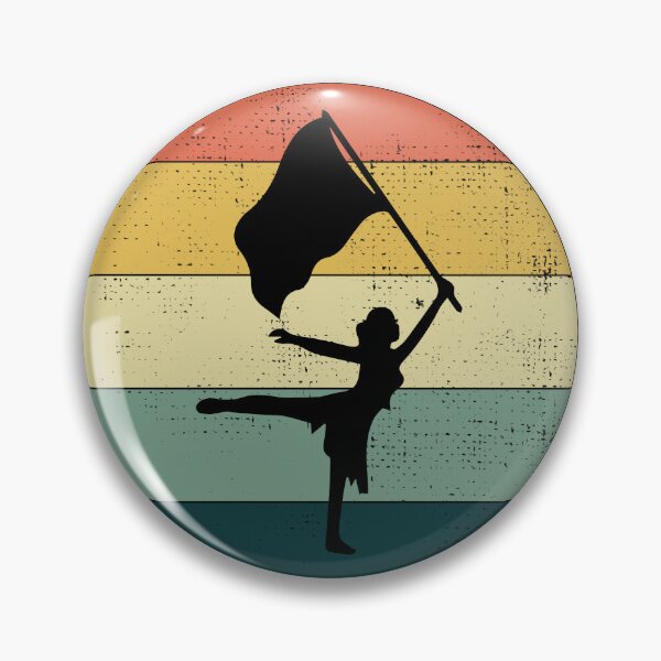 Item preview, Winter Color Guard Flag Corps Dance Vintage Retro designed and sold by CuteDesigns1.