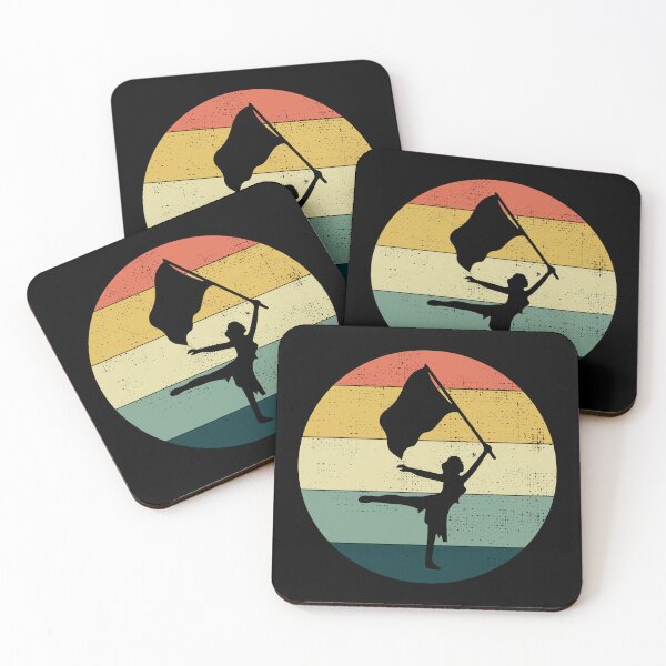 Item preview, Winter Color Guard Flag Corps Dance Vintage Retro designed and sold by CuteDesigns1.