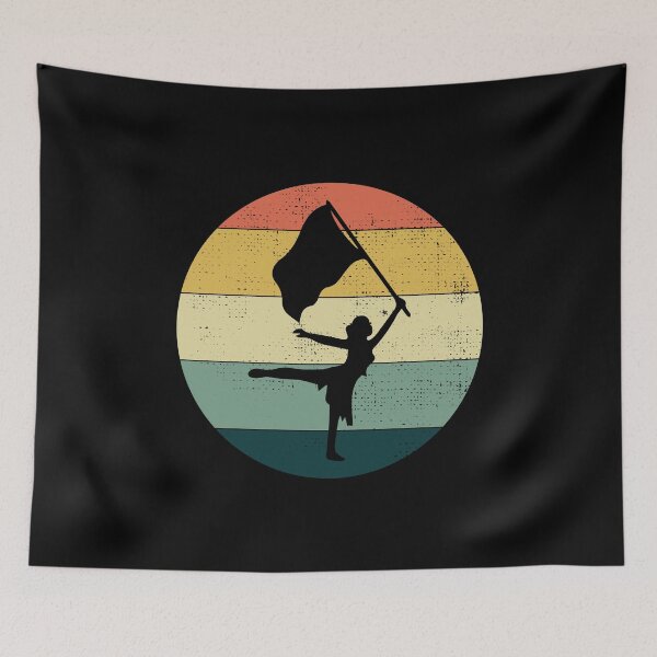 Item preview, Winter Color Guard Flag Corps Dance Vintage Retro designed and sold by CuteDesigns1.