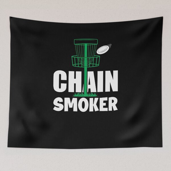 Item preview, Disc Golf Funny Chain Smoker designed and sold by ZiesMerch.