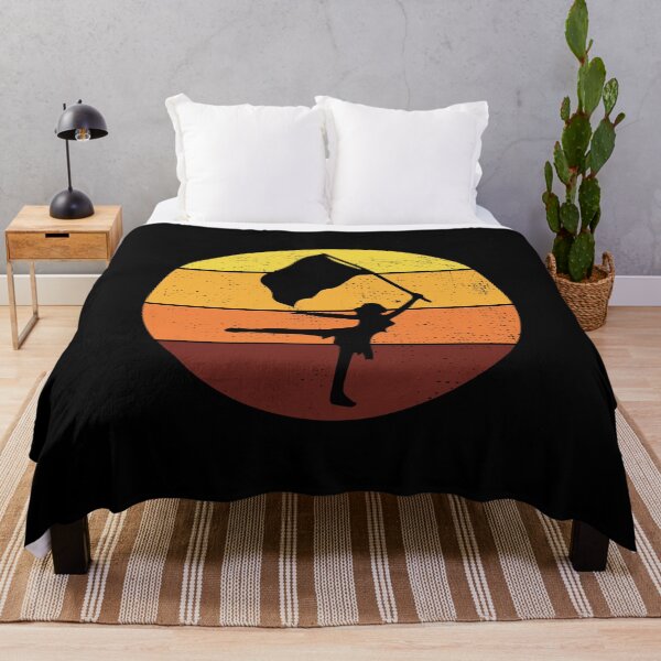 Item preview, Guardia de color de invierno Bandera Cuerpo Danza Vintage Retro designed and sold by CuteDesigns1.