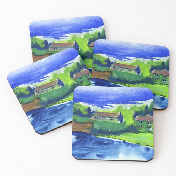 Item preview, Watercolour 2 of Alport Village, Derbyshire designed and sold by WaterGardens.