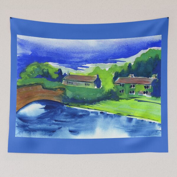 Item preview, Watercolour 2 of Alport Village, Derbyshire designed and sold by WaterGardens.