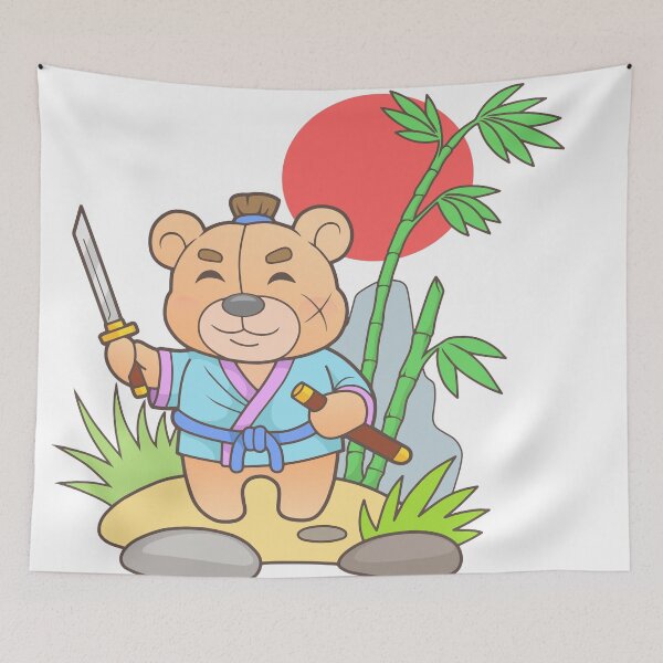 Item preview, Japanese teddy bear Ninja  designed and sold by Emil1993.