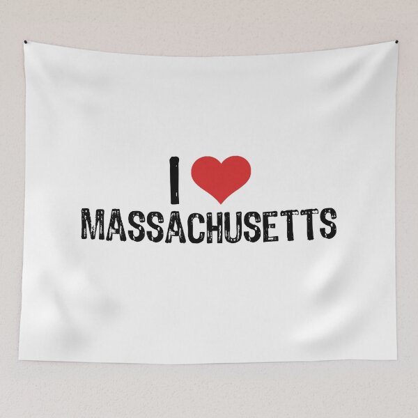 Item preview, I Love Massachusetts designed and sold by The "I Love Everything" Shop.