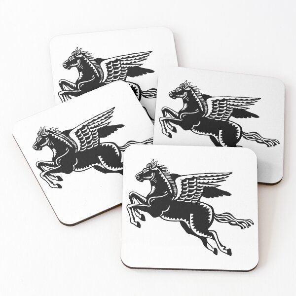 Item preview, Flying Horse - Black and White designed and sold by Artberry.