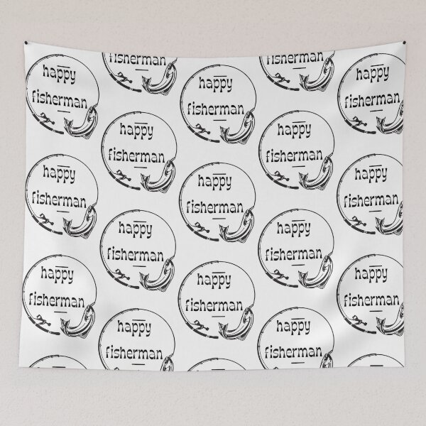 Item preview, el pescador feliz designed and sold by Gill_Shop.
