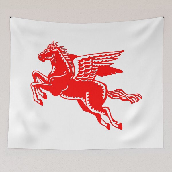 Item preview, Flying Horse - Red and White designed and sold by Artberry.