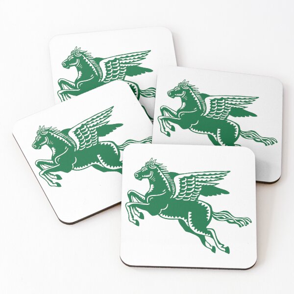 Item preview, Flying Horse - Forest Green and White designed and sold by Artberry.